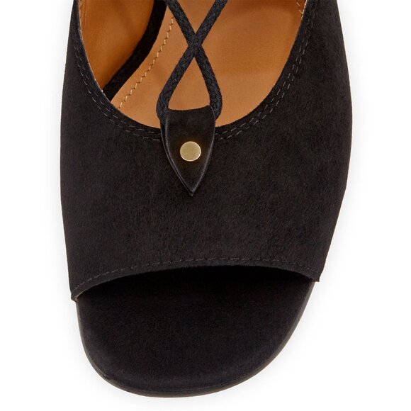 CHLOE SHOES SUEDE LEATHER MID CALF GLADIATOR FOSTER SANDALS sz IT 38 7 US - Picture 3 of 10